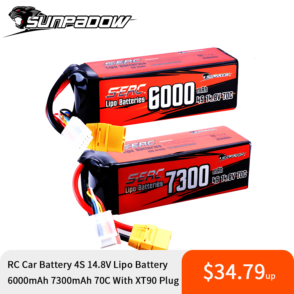 4S Lipo Battery 14.8V 6000Mah - Sunpadow 4S แบตเตอรี่ Lipo สําหรับ 6000mAh