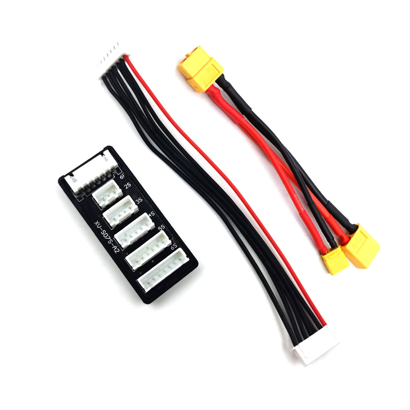 12S Lipo Battery Balancing Board - บอร์ดชาร์จแบตเตอรี่ลิเธียม 2S-6S พร้อมตัวปรับสมดุลพาวเวอร์แบงค์ อะแดปเตอร์พร้อมหัวชาร์จ JST XH
