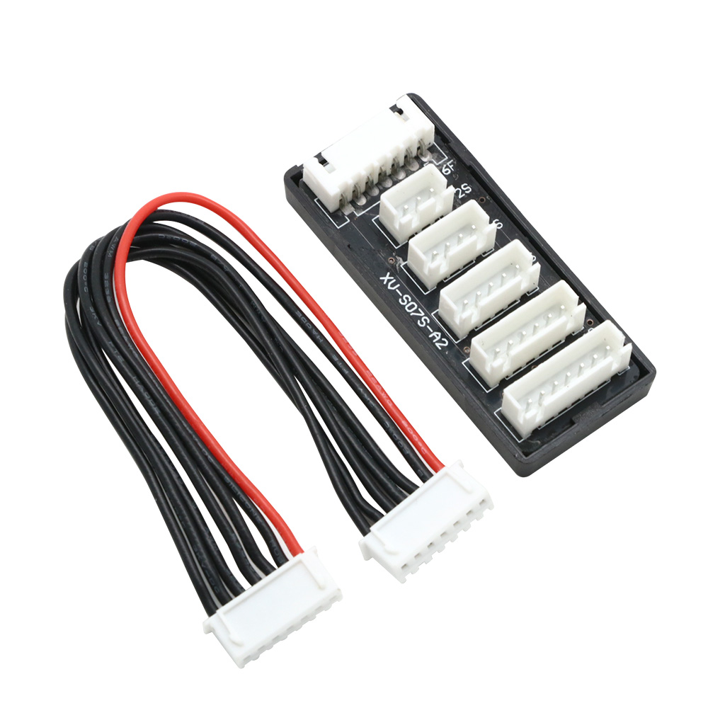 12S Lipo Battery Balancing Board - บอร์ดชาร์จแบตเตอรี่ลิเธียม 2S-6S พร้อมอะแดปเตอร์บาลานซ์พาวเวอร์แบงค์ พร้อมหัวชาร์จ JST XH