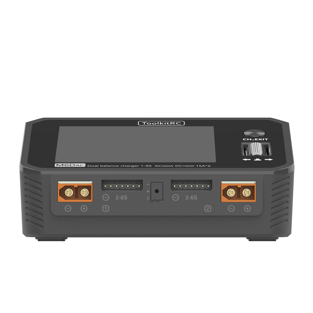 เครื่องชาร์จแบตเตอรี่ลิเธียมโพ - Toolkitrc M6Dac Smart Charger บทวิจารณ์และราคา