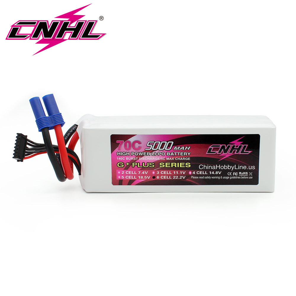 CNHL Lipo 6S 22.2V 5000MAh 70C - 6S Lipo Battery 22.2V 5000Mah บทวิจารณ์และราคา
