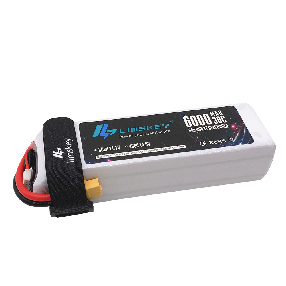 Lismkey 14.8V 6000mAh 30C Burs - 4S Lipo Battery 14.8V 6000Mah บทวิจารณ์และราคา
