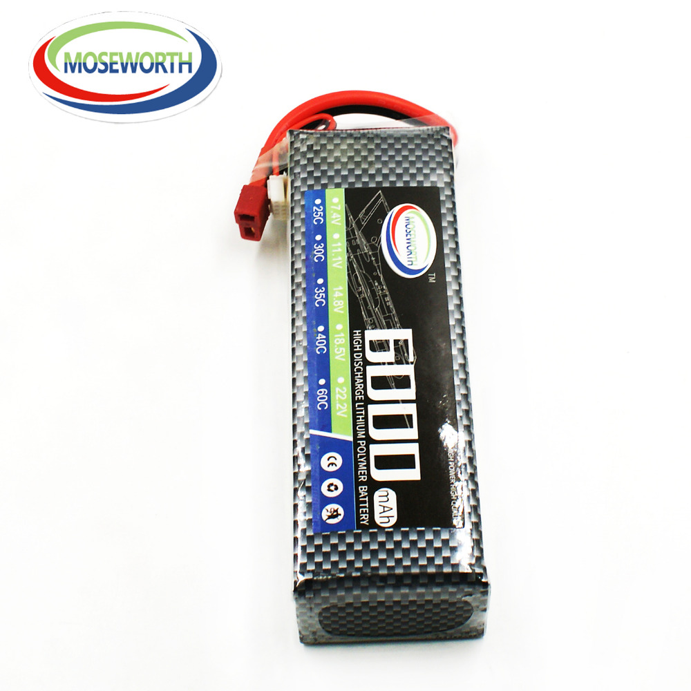4S 14.8V 6000mAh RC ของเล่นแบต - 4S Lipo Battery 14.8V 6000Mah บทวิจารณ์และราคา