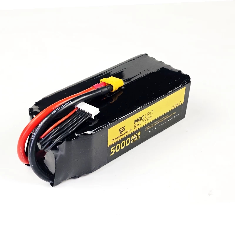 FPV MGC 5000mAh 6S 22.2V แบตเต - 6S Lipo Battery 22.2V 5000Mah บทวิจารณ์และราคา