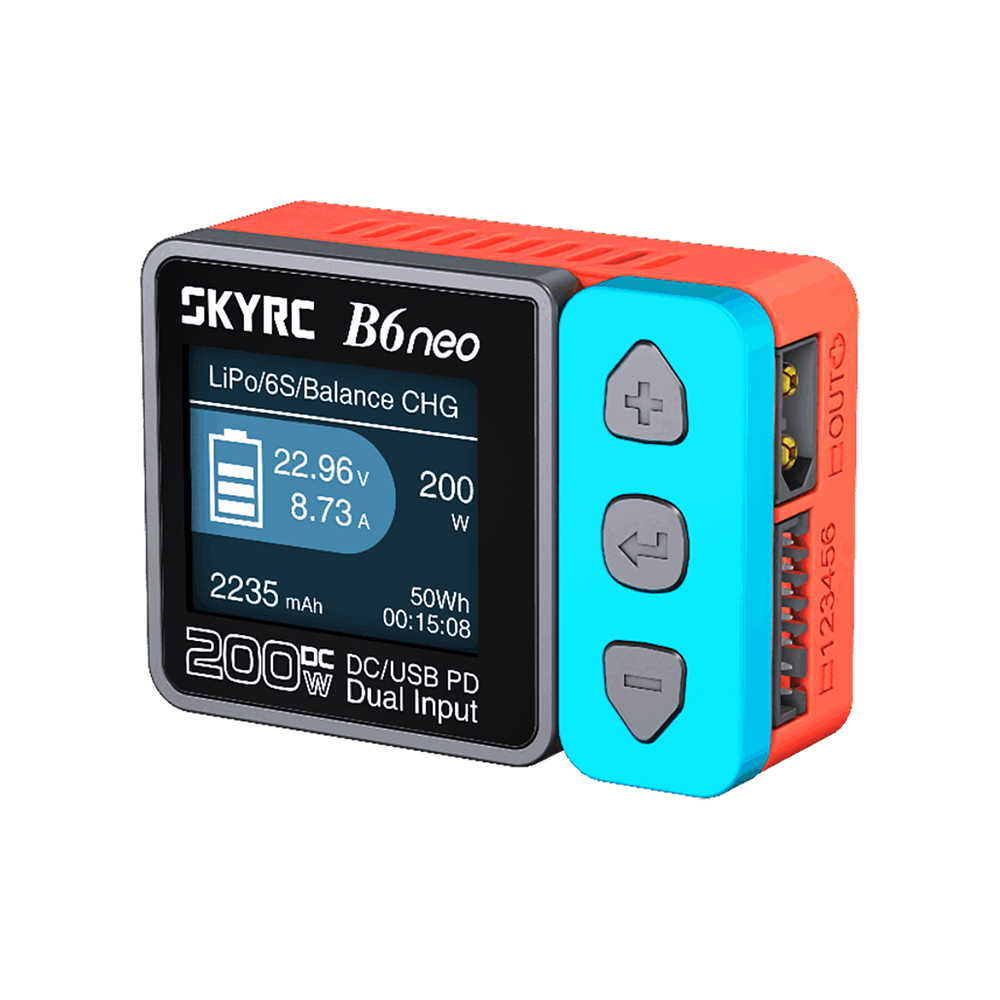 เครื่องชาร์จแบตเตอรี่ SkyRC B6 - Skyrc B6 Neo Smart Charger บทวิจารณ์และราคา
