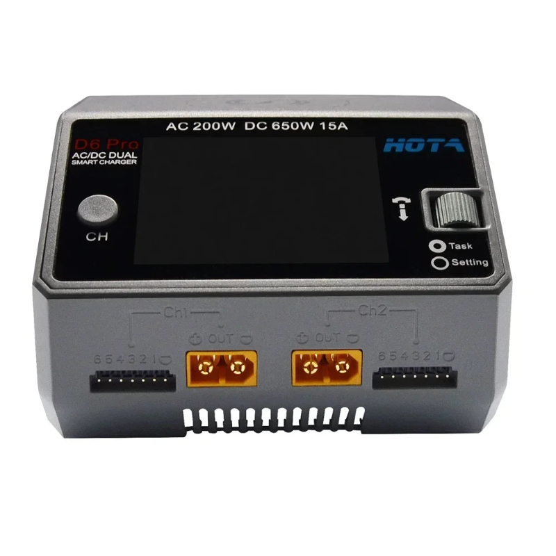 HOTA D6 Pro 650W เครื่องชาร์จอ - Hota D6 Pro Dual Lipo Charger บทวิจารณ์และราคา