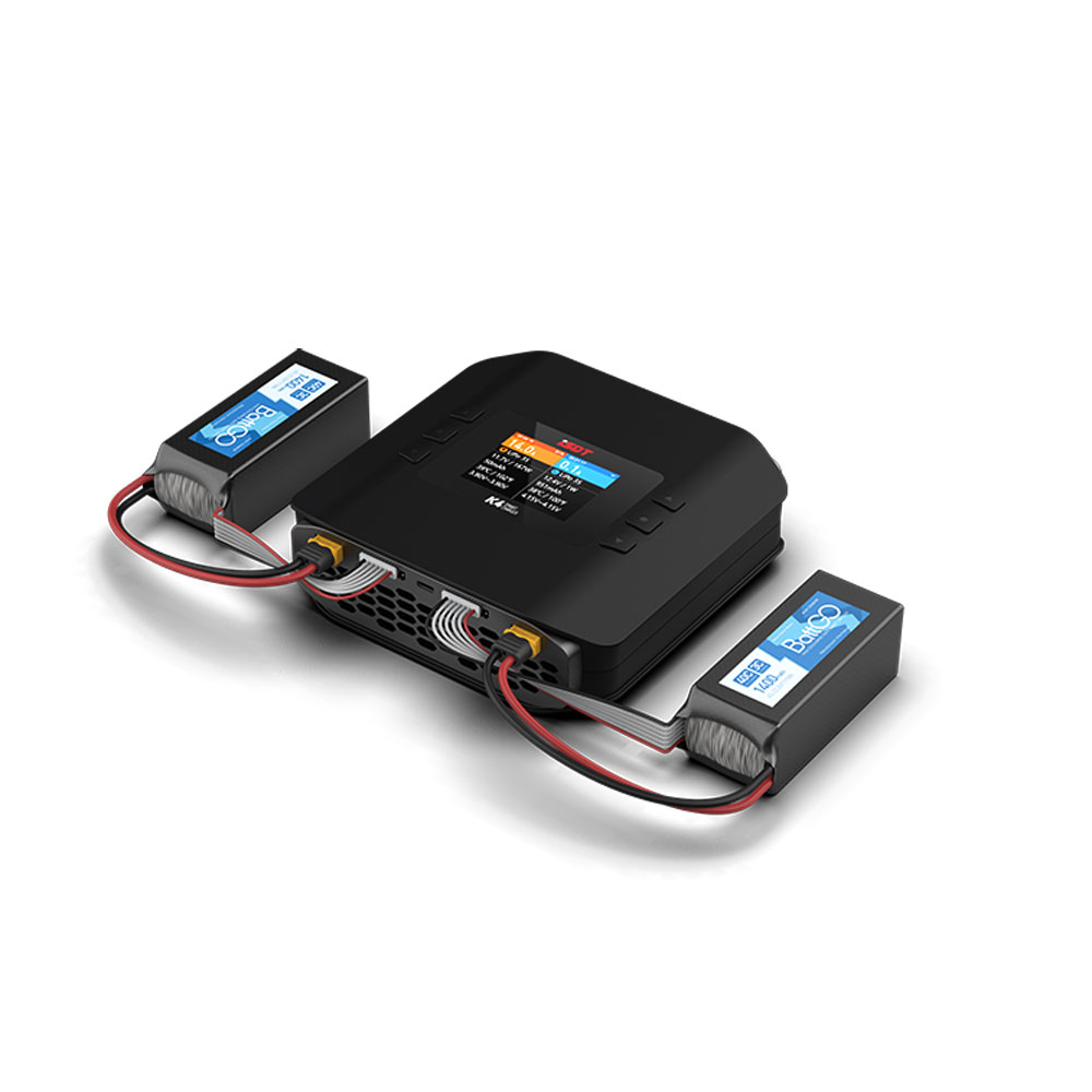 เครื่องชาร์จแบตเตอรี่ลิโพ ISDT - Isdt K4 Dual Lipo Charger บทวิจารณ์และราคา